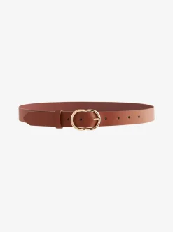 Next - Ceinture régulière en PU Marron fauve Sale