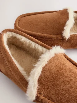 Next Marron fauve - Chaussons mocassins confortables Online
