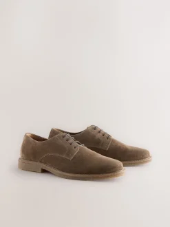 Next Marron fauve - Chaussures Suede Derby New
