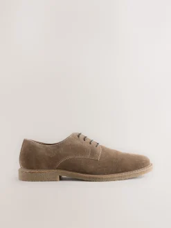Next Marron fauve - Chaussures Suede Derby New