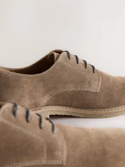 Next Marron fauve - Chaussures Suede Derby New