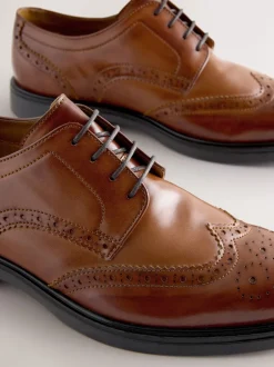 Next Marron fauve - Chaussures richelieu