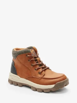 Next Marron fauve - Chaussures de randonnée montantes Thinsulate avec doublure Discount
