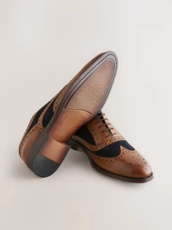 Next Marron fauve - Chaussures Brogue Heritage Online