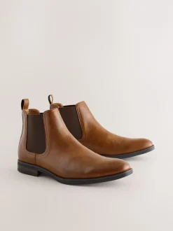 Next Marron fauve - Chelsea Boots New