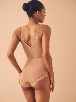 Next Marron fauve - Contrôle ferme du ventre Portez votre propre soutien-gorge Façonner le corps Best