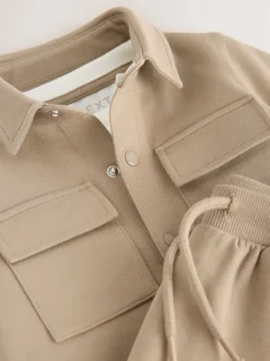 Next - Ensemble 3 pièces T-shirt et Survêtement (3mois-7ans) Marron fauve