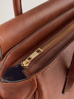 Next Marron fauve - Fourre-tout structuré Sale