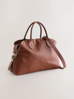 Next Marron fauve - Grand sac cabas avec breloques Best