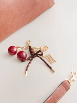 Next Marron fauve - Grand sac cabas avec breloques Best