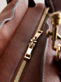 Next Marron fauve - Grand sac cabas avec breloques Best