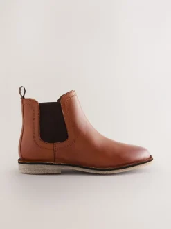 Next Marron fauve - Leather Chelsea Boots Best