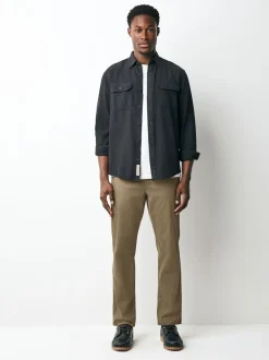 Next Marron fauve - Pantalon chino texturé Best