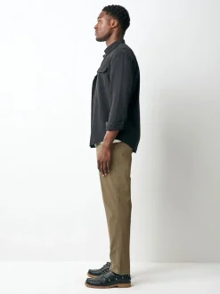 Next Marron fauve - Pantalon chino texturé Best