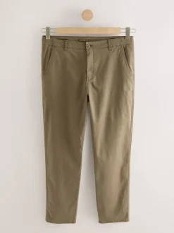 Next Marron fauve - Pantalon chino texturé Best