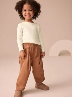 Next Marron fauve - Pantalon en velours côtelé (3mths-7yrs) Online