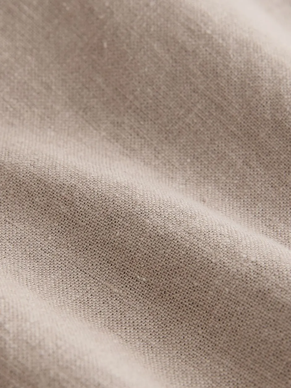 Next Marron fauve - Pantalon en lin Blend à enfiler (3-16ans) Outlet