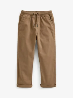 Next Marron fauve - Pantalon Pull-On à Taille Côtelée (3-16ans) Online