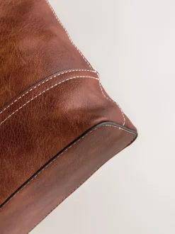 Next Marron fauve - Sac à main avec boucle Discount