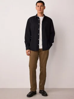 Next - Slim Fit (Slim Fit) - Pantalon chino stretch Marron fauve Hot