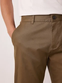 Next - Slim Fit (Slim Fit) - Pantalon chino stretch Marron fauve Hot