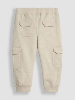 Jojo Maman Bébé Marron fauve et chiné naturel - Lot Cargos % Cotton Survêtement 100 2 Best