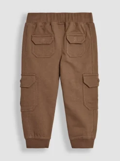 Jojo Maman Bébé Marron fauve et chiné naturel - Lot Cargos % Cotton Survêtement 100 2 Best
