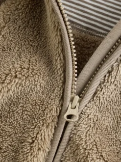 Next Marron mink - Combinaison bébé en polaire Sale