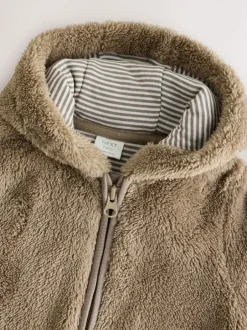 Next Marron mink - Combinaison bébé en polaire Sale