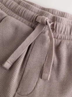 Next Marron mink - Ensemble t-shirt et short texturé Manchester Courts (3-16ans) New