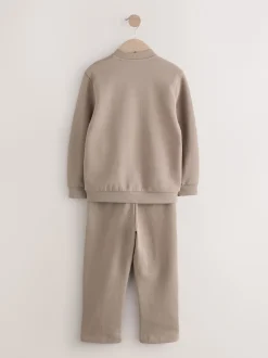 Next Marron mink - Ensemble veste bomber en jersey élégant et jogging (3-16ans) Online