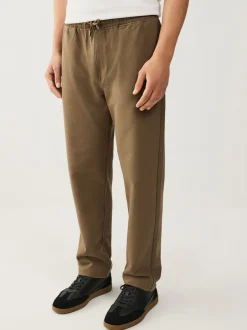 Next Marron neutre - Jogging droit en sergé texturé Best