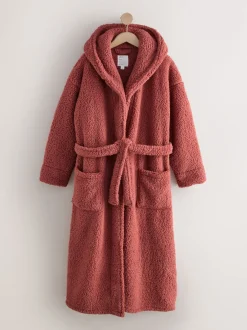 Next Marron rouille - Robe de chambre en peluche Online