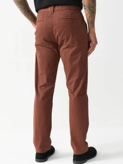 Next - Slim Fit (Slim Fit) - Pantalon chino stretch Marron rouille
