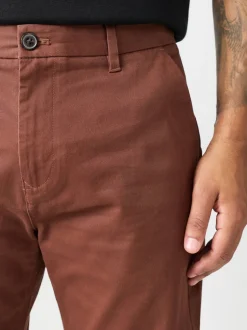 Next - Slim Fit (Slim Fit) - Pantalon chino stretch Marron rouille
