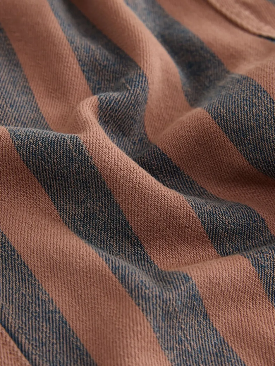 Next Marron rouille rayé - Pantalon large à enfiler (3mois-7ans) Sale