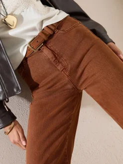 Friends Like These - Jean ample X Lucy Mecklenborgh pour tous les jours MARRON TABAC Clearance