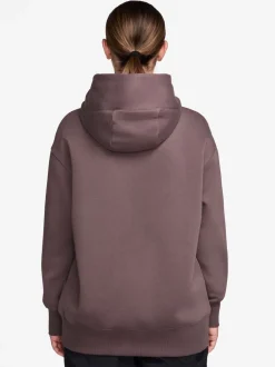 Nike - Sweat à capuche oversize Mini Sportswear Phoenix en polaire à enfiler Marron tatouage Discount