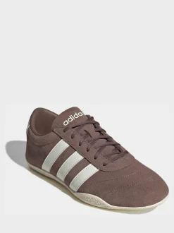 adidas - Baskets Grand Court Lo Marron/blanc Sale