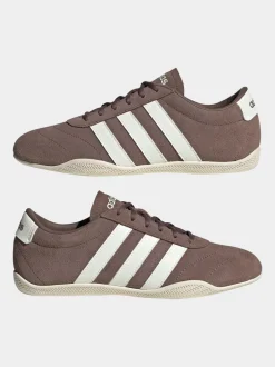adidas - Baskets Grand Court Lo Marron/blanc Sale