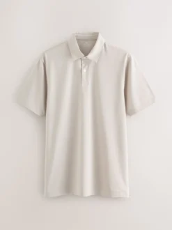 Next - Polo en jersey Manches courtes 3 Pack Marron/bleu/neutre Best