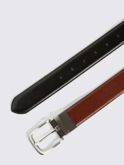 MOSS Marron/noir - Ceinture réversible Outlet