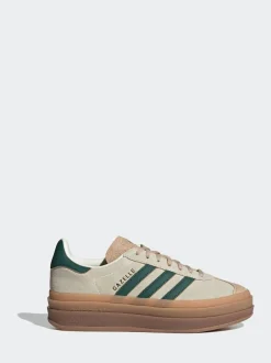 adidas originals - Baskets Gazelle Bold W Marron/Vert Hot