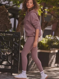 self. - soi-même. Legging taille haute mauve Best