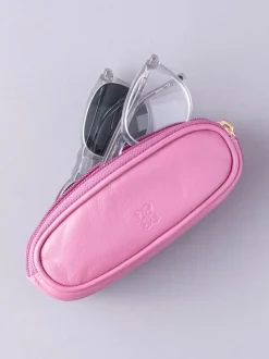 Lakeland Leather - Étui Lakeland en cuir à deux verres mauve Outlet