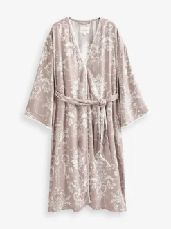 Laura Ashley - Peignoir Josette Mauve rose Clearance