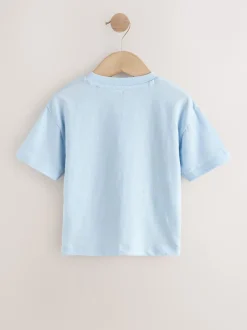 Next - T-shirt appliqué Manches courtes (3mths-7yrs) Mer bleue Hot