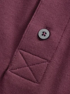 Lyle & Scott - Polo classique Merlot Discount