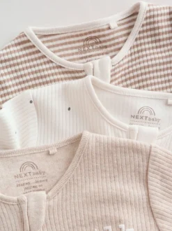 Next Milkclub neutre - Lot de 3 dors-bien bébé à fermeture éclair bidirectionnelle (0-2ans) Sale