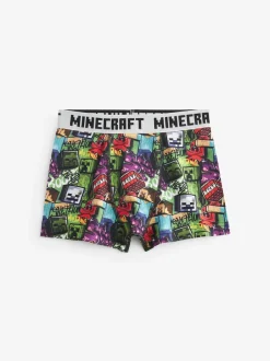 Next Minecraft - Lot de 5 boxers (3-16ans) New